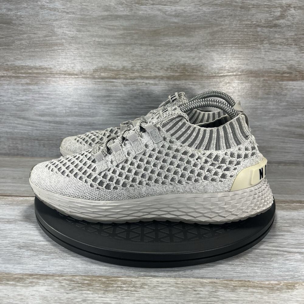 NOBULL Gray Knit Athletic Shoes